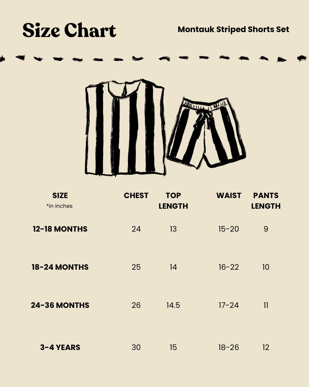 Montauk Striped Shorts Set