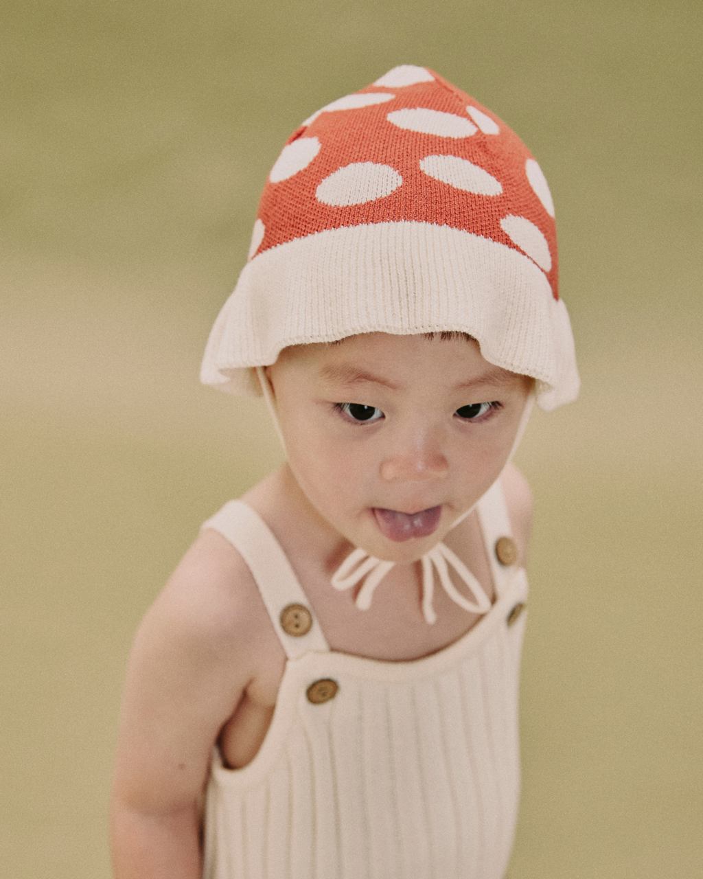 Mushroom Romper & Mushroom Hat