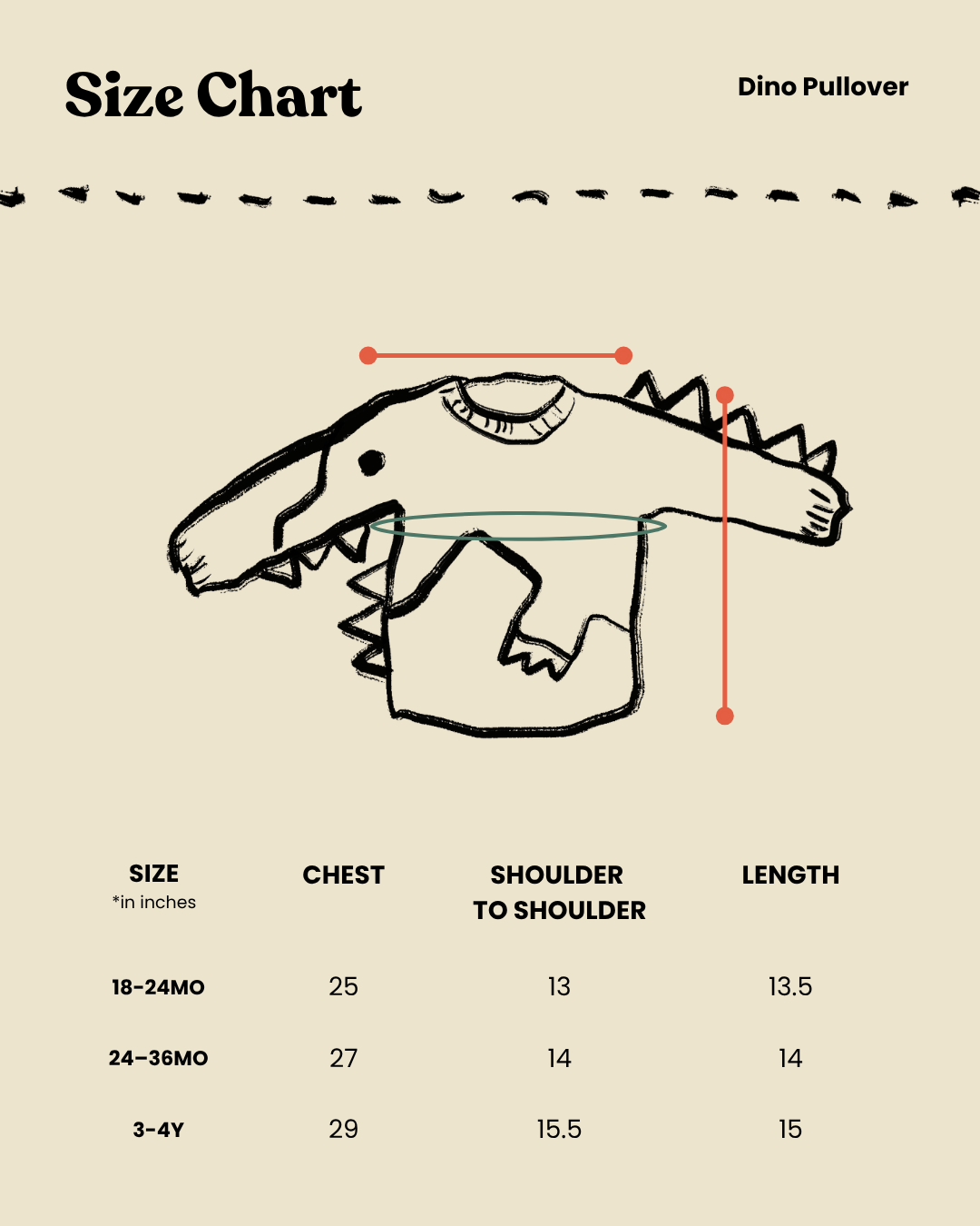 Dino Pull-over