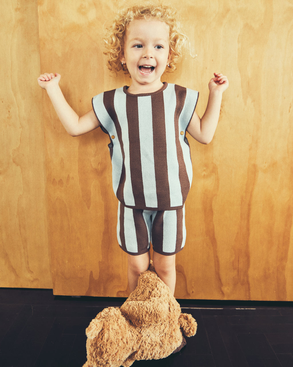 Montauk Striped Shorts Set