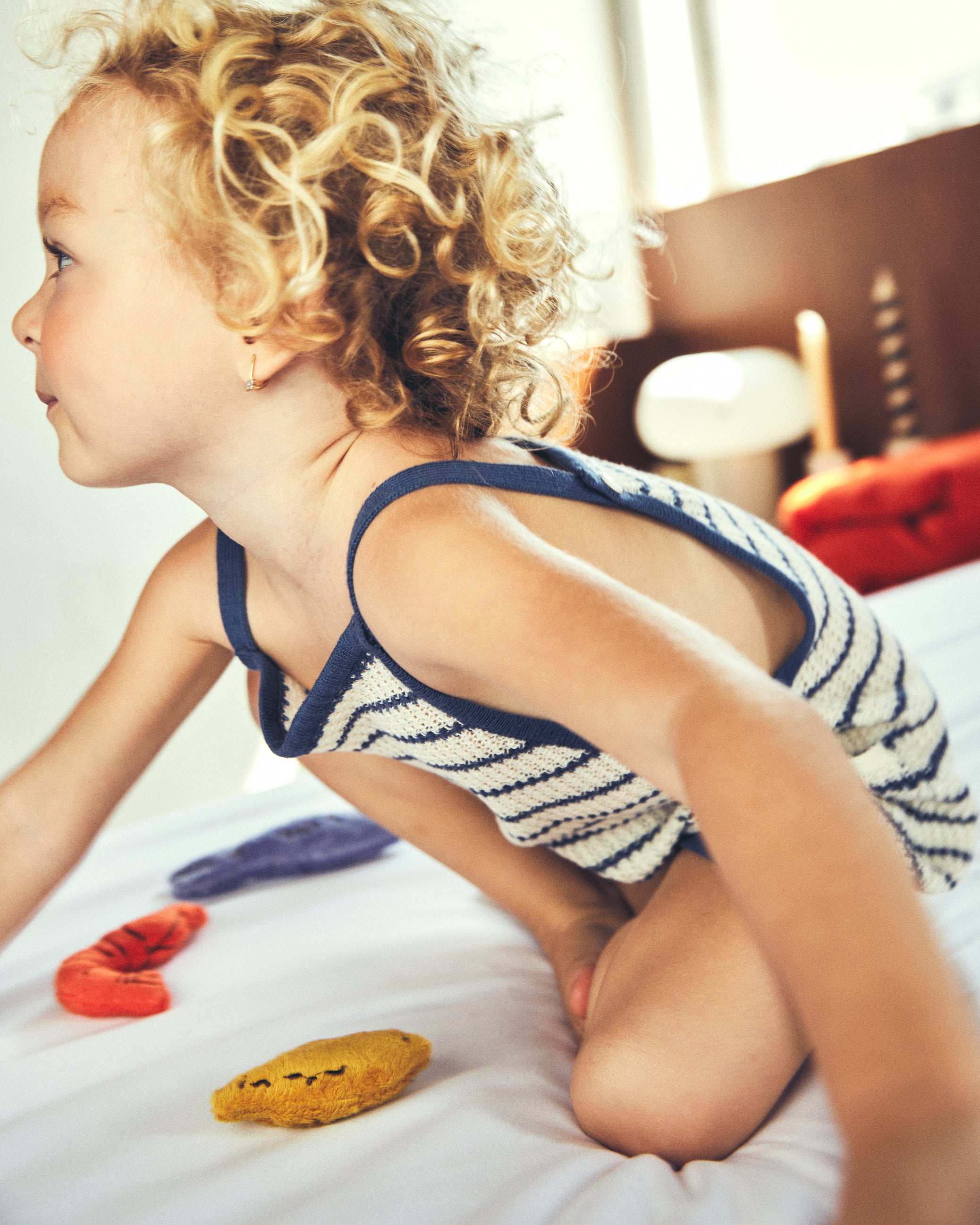 Summer Overall with Pocket Friends