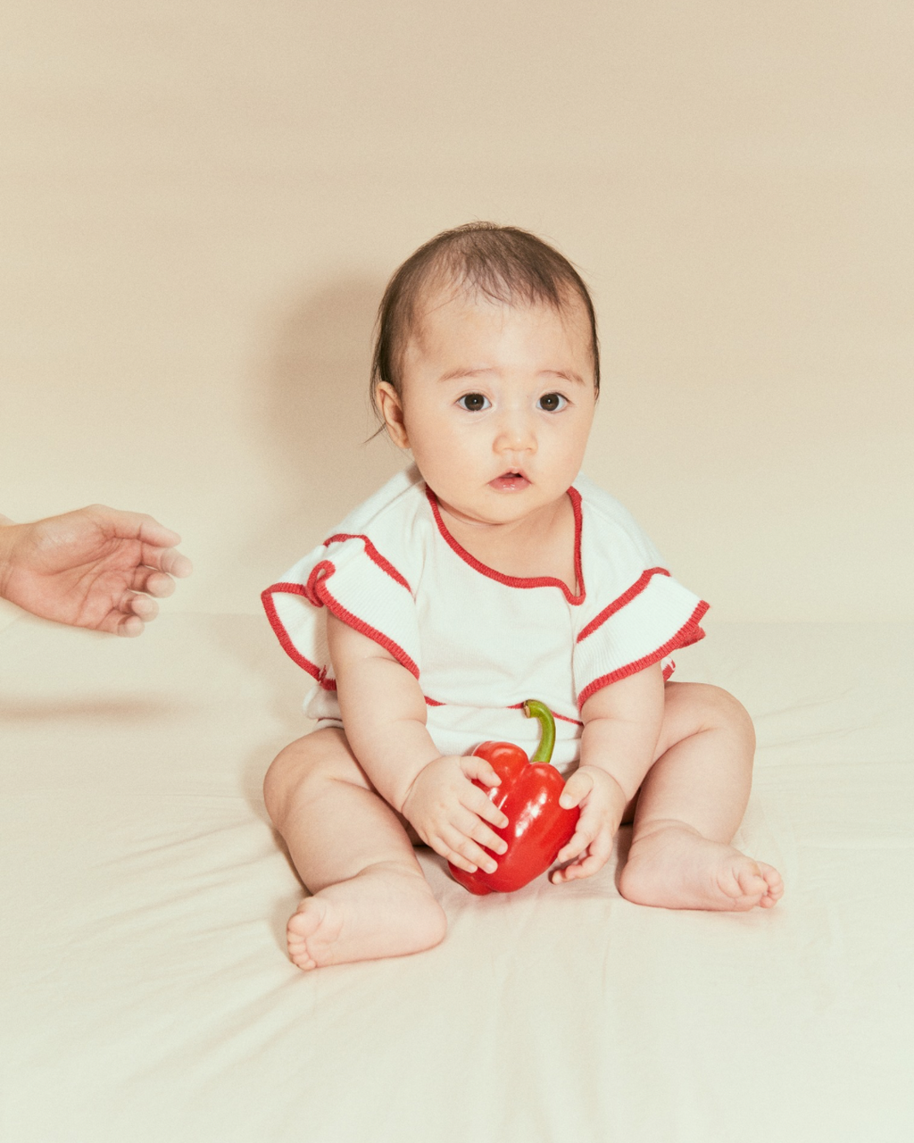 Flounce-Sleeve Dress