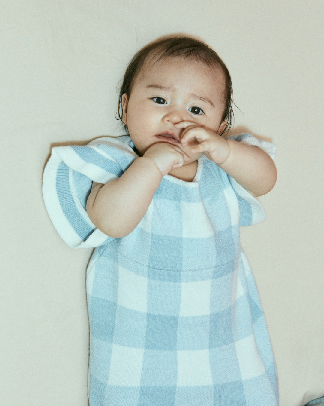 Flounce-Sleeve Dress