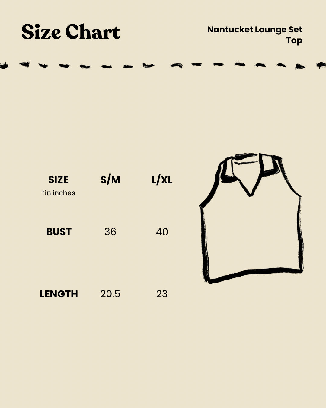 Nantucket Lounge Top