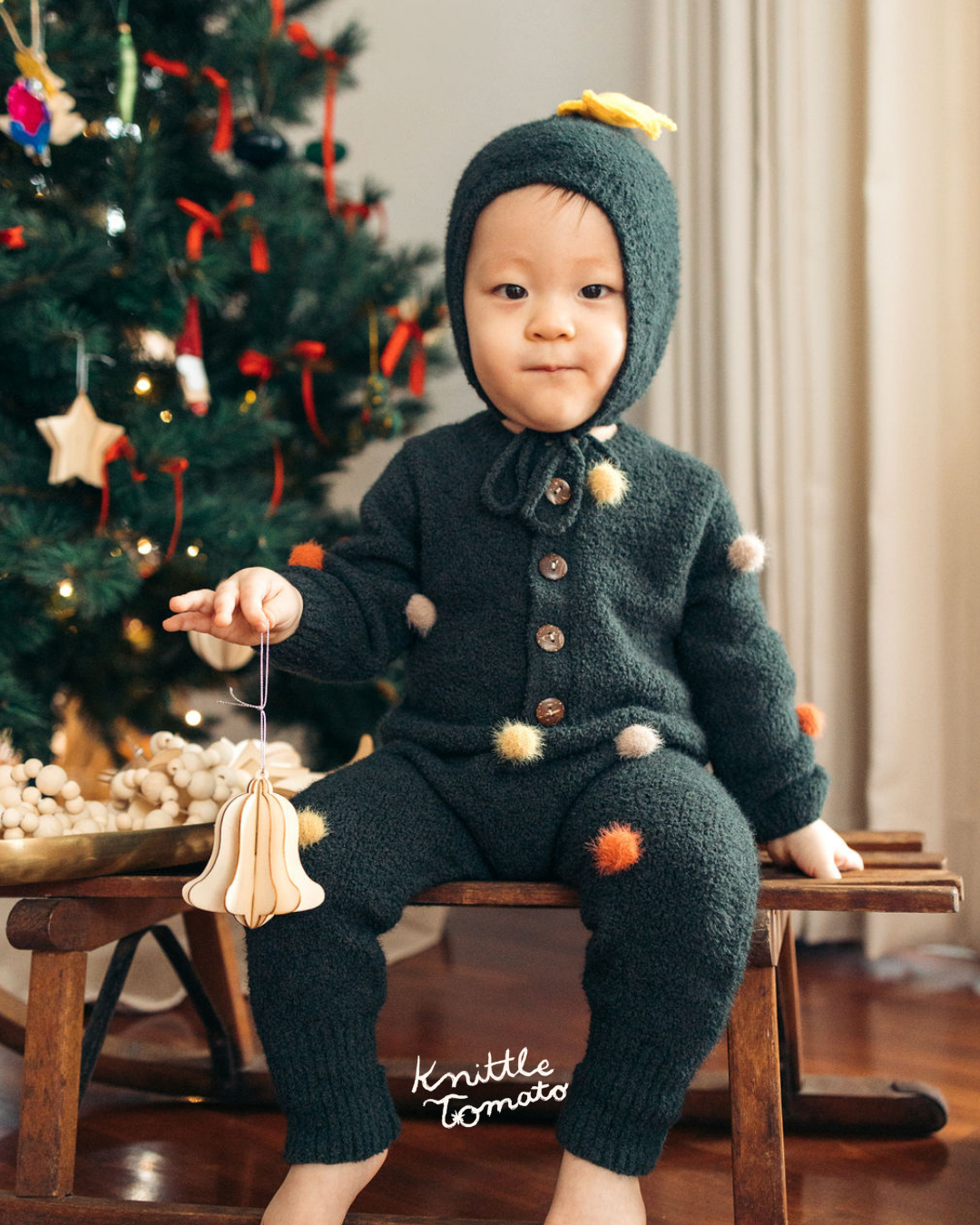 The Christmas Tree Onesie with Hat