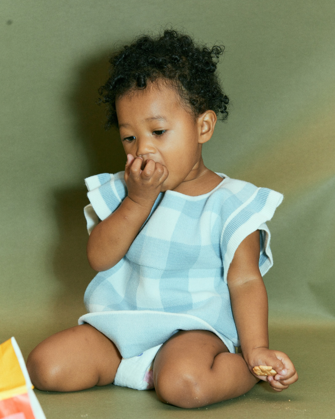 Flounce-Sleeve Dress