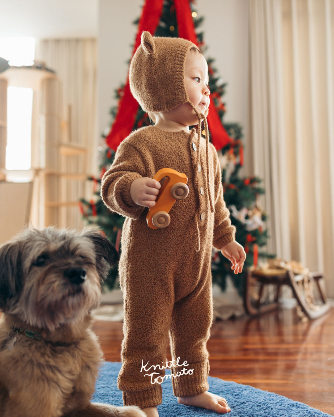 The Teddy Bear Onesie with Hat